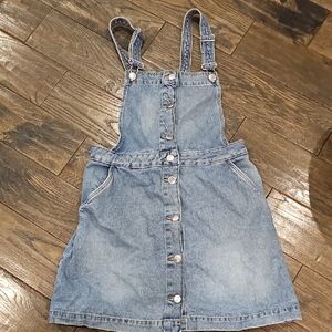 H&M Classic Overall Denim Jean Dress